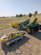 Load image into Gallery viewer, John Deere X485 with plow, quick hitch