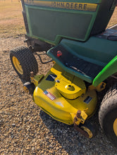 Load image into Gallery viewer, John Deere 425 with 54" mowing deck and bagger system