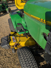 Load image into Gallery viewer, John Deere 445 with 54" mowing deck and 54" Front blade