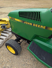 Load image into Gallery viewer, John Deere 320 with rototiller and mowing deck