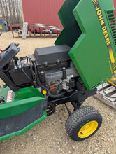 Load image into Gallery viewer, John Deere 320 with rototiller and mowing deck