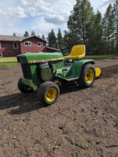 Load image into Gallery viewer, John Deere 112 with rototiller