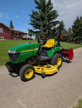 Load image into Gallery viewer, Compact Tractor John Deere 2305 with Tiller and Mowing deck
