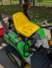 Load image into Gallery viewer, Compact Tractor John Deere 2305 with Tiller and Mowing deck