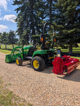 Load image into Gallery viewer, John Deere Compact Tractor 2305 with loader and Rototiller