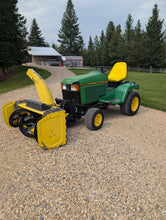 Load image into Gallery viewer, John Deere 425 Lawn tractor with Snowblower