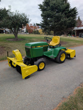 Load image into Gallery viewer, John Deere acreage tractor 318 with snowblower and Tiller