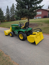 Load image into Gallery viewer, John Deere acreage tractor 318 with snowblower and Tiller