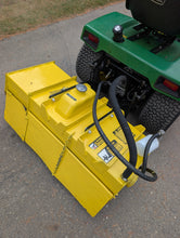 Load image into Gallery viewer, John Deere acreage tractor 318 with snowblower and Tiller