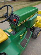Load image into Gallery viewer, John Deere acreage tractor 318 with snowblower and Tiller