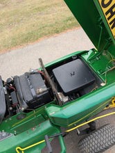 Load image into Gallery viewer, John Deere acreage tractor 318 with snowblower and Tiller