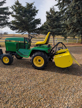 Load image into Gallery viewer, John Deere 318 with hydraulic tiller