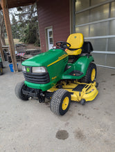 Load image into Gallery viewer, John Deere x485 with 62&quot; deck and bagger system
