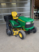 Load image into Gallery viewer, John Deere x485 with 62&quot; deck and bagger system
