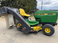 Load image into Gallery viewer, John Deere 185 with 38&quot; deck and bagger system

