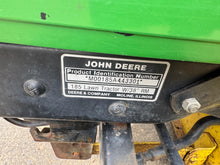 Load image into Gallery viewer, John Deere 185 with 38&quot; deck and bagger system
