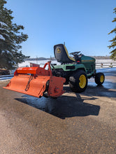 Load image into Gallery viewer, John Deere 445 with rear PTO kit and rototiller
