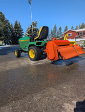 Load image into Gallery viewer, John Deere 445 with rear PTO kit and rototiller
