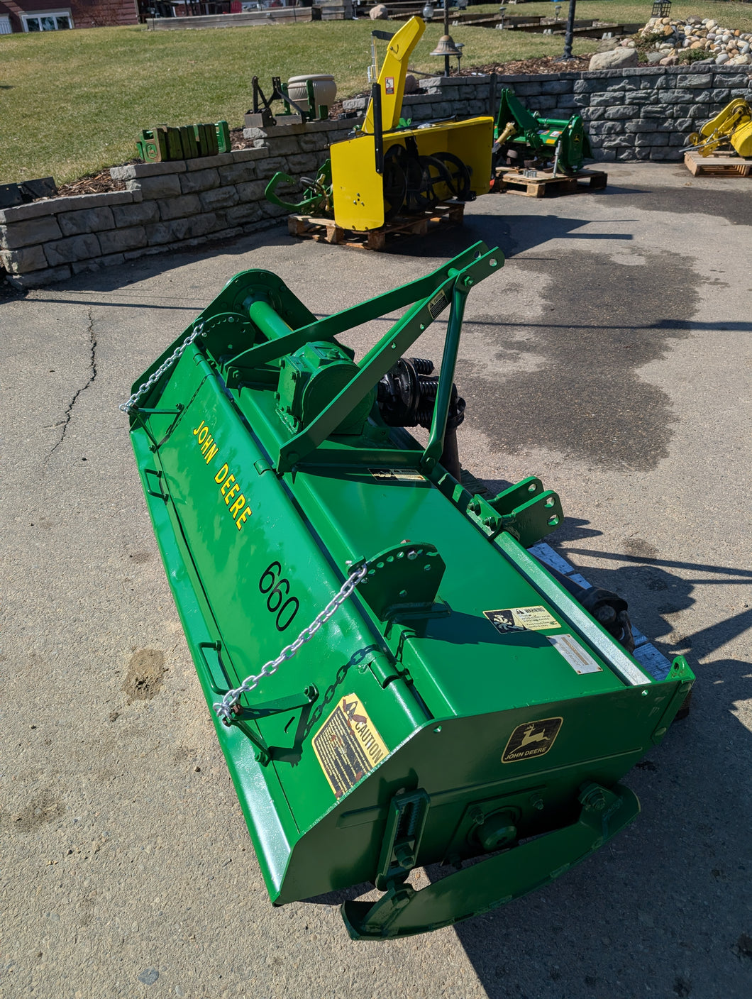 John Deere 660 rototiller