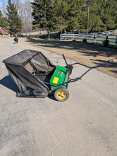 Load image into Gallery viewer, John Deere yard tools, sweeper,aerator,rake,sprayer
