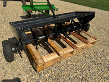 Load image into Gallery viewer, John Deere yard tools, sweeper,aerator,rake,
