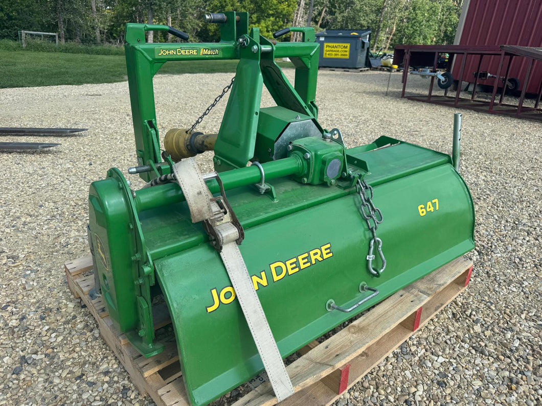 John Deere 647 Rototiller