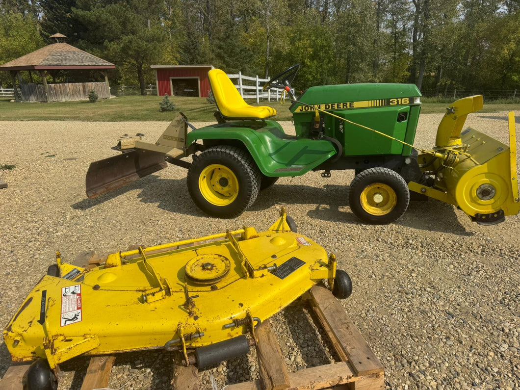 John Deere 316 ultimate acreage package