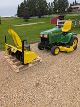 Load image into Gallery viewer, John Deere 455 diesel with snowblower and 60&quot; mowing deck
