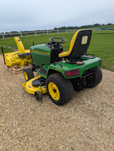 Load image into Gallery viewer, John Deere 455 diesel with snowblower and 60&quot; mowing deck
