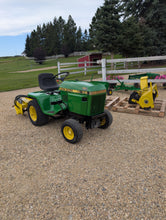 Load image into Gallery viewer, John Deere 318 With hydraulic Rototiller
