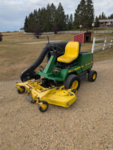 Load image into Gallery viewer, John Deere F725 with 48&quot; mowing deck and bagger system

