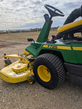 Load image into Gallery viewer, John Deere F725 with 48&quot; mowing deck and bagger system

