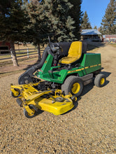 Load image into Gallery viewer, John Deere F725 with 48&quot; mowing deck and bagger system
