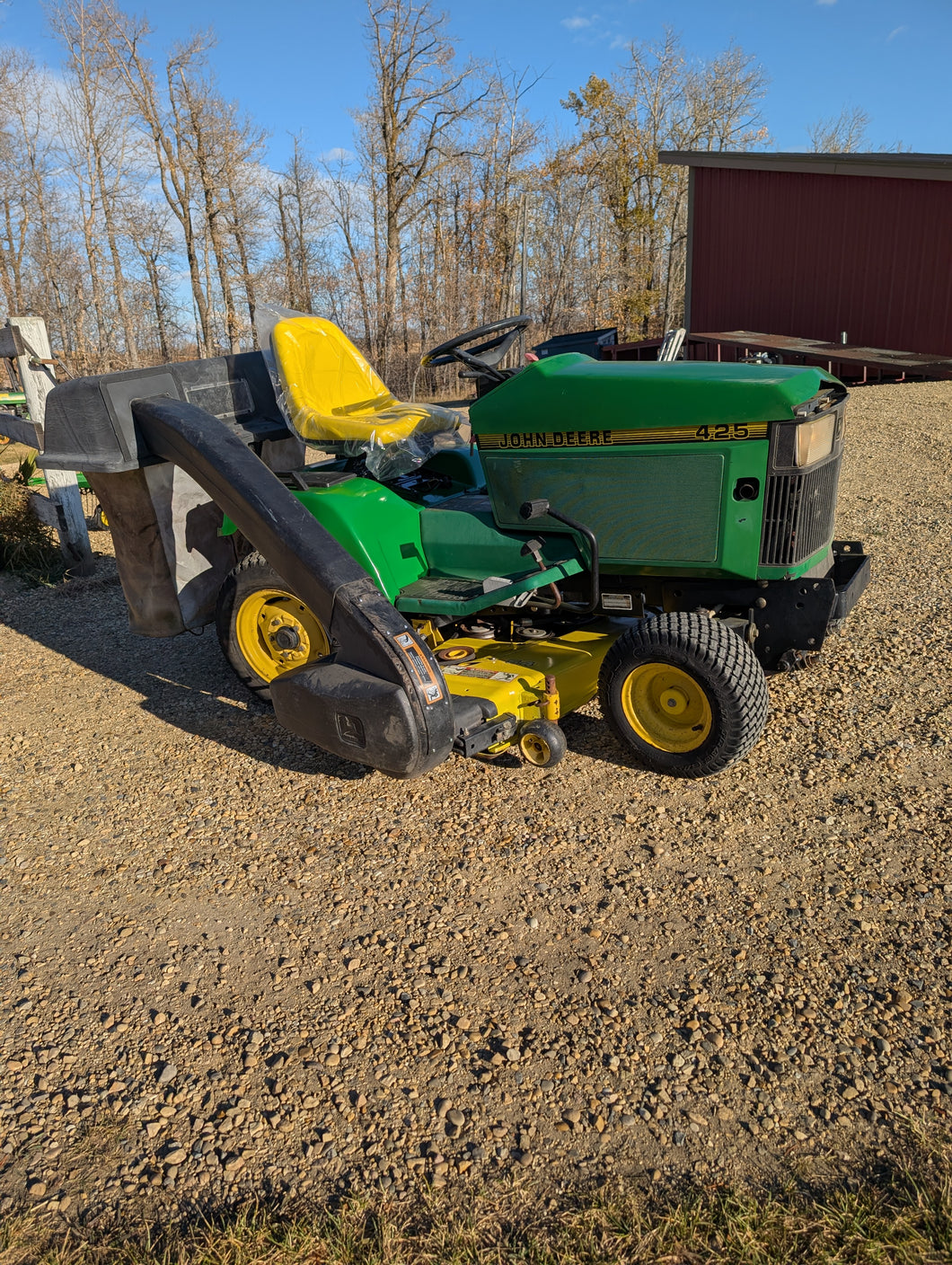 John Deere 425 with 54