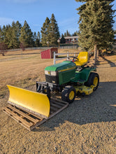 Load image into Gallery viewer, John Deere 445 with 54&quot; mowing deck and 54&quot; Front blade
