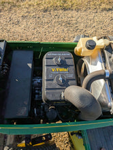 Load image into Gallery viewer, John Deere 445 with 54&quot; mowing deck and 54&quot; Front blade
