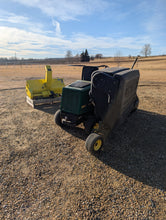 Load image into Gallery viewer, John Deere F725 with 48" mowing deck and bagger system
