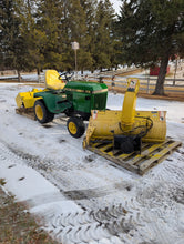 Load image into Gallery viewer, John Deere 318 with Either snowblower or rototiller
