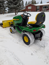 Load image into Gallery viewer, John Deere 2013 X300 with Blade and mowing deck
