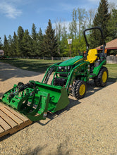 Load image into Gallery viewer, John Deere 2025R ONLY 120Hrs comes with 120R Loader
