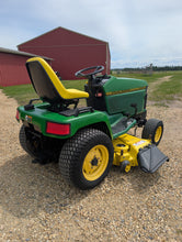 Load image into Gallery viewer, John Deere ALL wheel steer 425 lawn tractor

