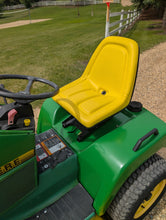 Load image into Gallery viewer, John Deere ALL wheel steer 425 lawn tractor
