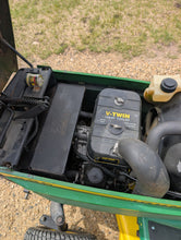 Load image into Gallery viewer, John Deere ALL wheel steer 425 lawn tractor
