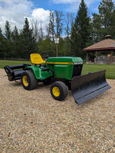 Load image into Gallery viewer, Acreage package John Deere 400 with Rototiller and Blade
