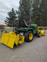 Load image into Gallery viewer, John Deere acreage tractor 318 with snowblower and Tiller
