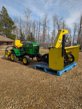 Load image into Gallery viewer, John Deere 318 with hydraulic tiller
