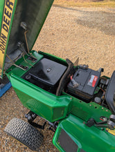 Load image into Gallery viewer, John Deere 318 with hydraulic tiller
