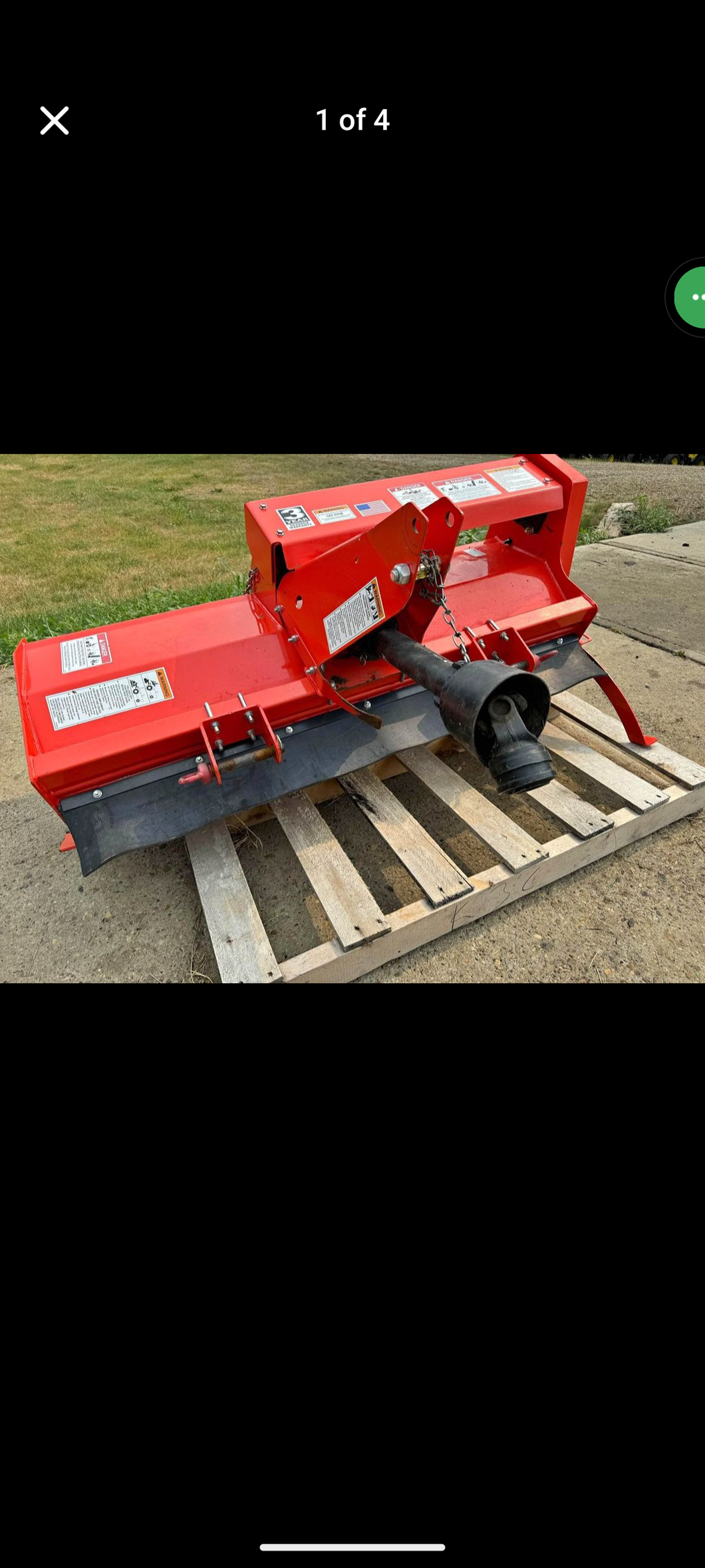 52” rototiller by woods