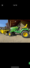 Load image into Gallery viewer, John Deere X485 tractor broom snowplow
