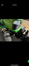 Load image into Gallery viewer, John Deere X485 tractor broom snowplow
